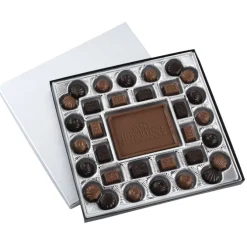 Chocolate Bites - 32-Piece - Silver Box