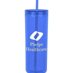 Chroma Acrylic Tumbler with Straw - 16 oz