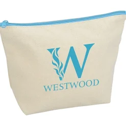 Chroma Zip Tweedle Dee Cotton Pouch - 6 3/8 inches x 9 inches