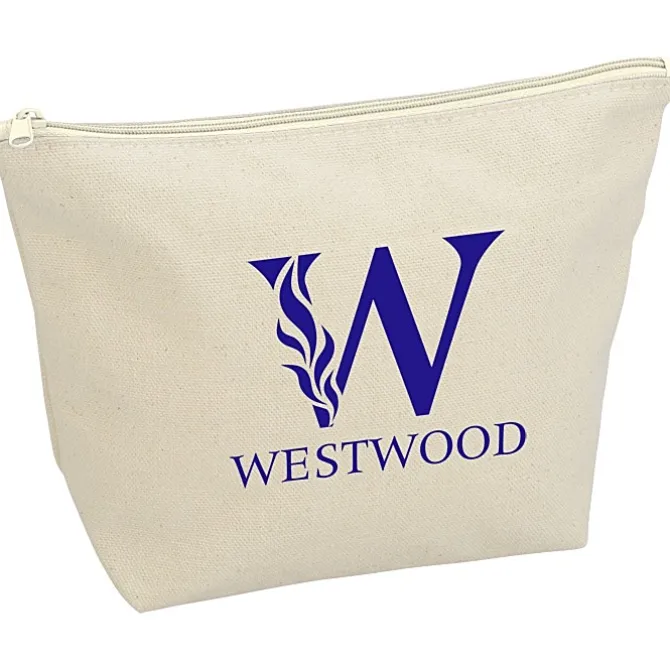 Chroma Zip Tweedle Dee Cotton Pouch - 6 3/8 inches x 9 inches