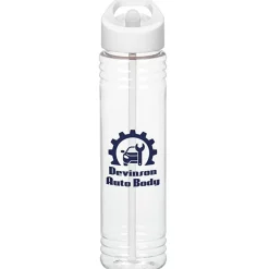 Clear Impact Adventure Bottle with Flip Straw Lid - 32 oz