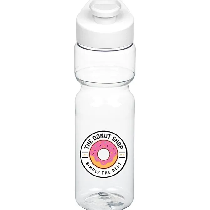 Clear Impact Olympian Bottle with Flip Carry Lid - 28 oz - Full Color