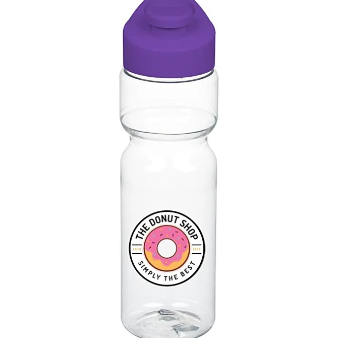 Clear Impact Olympian Bottle with Flip Carry Lid - 28 oz - Full Color