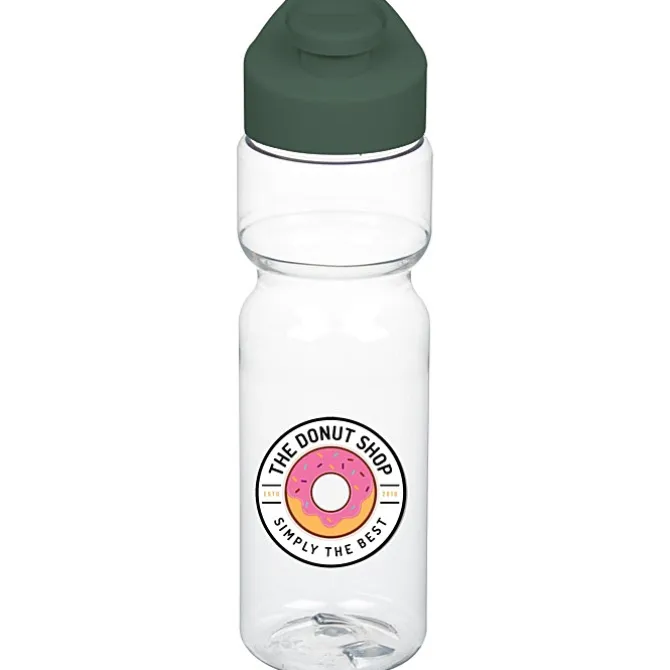 Clear Impact Olympian Bottle with Flip Carry Lid - 28 oz - Full Color