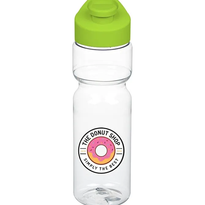 Clear Impact Olympian Bottle with Flip Carry Lid - 28 oz - Full Color