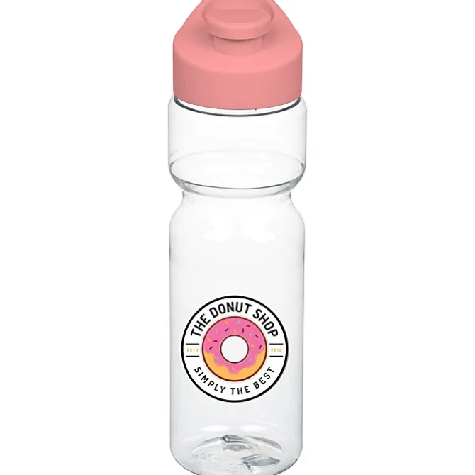 Clear Impact Olympian Bottle with Flip Carry Lid - 28 oz - Full Color