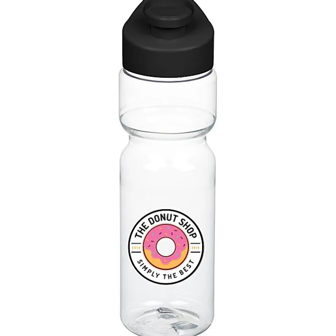Clear Impact Olympian Bottle with Flip Carry Lid - 28 oz - Full Color