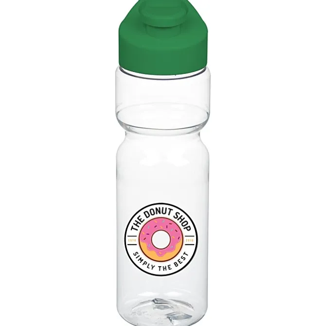 Clear Impact Olympian Bottle with Flip Carry Lid - 28 oz - Full Color