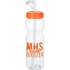 Clear Impact Olympian Bottle with Straw Lid - 28 oz