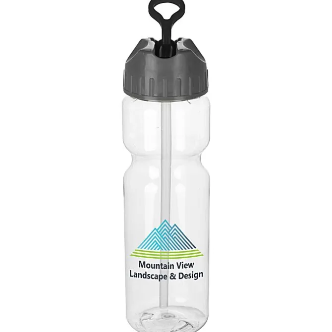 Clear Impact Olympian Bottle with Sport Lid - 28 oz - Full Color