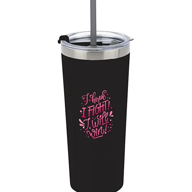 Colma Vacuum Tumbler with Straw - 22 oz. - Full Color