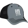 Color Accent Mesh Snapback Cap