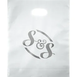 Colored Frosted Die-Cut Convention Bag - 15 inches x 12 inches - Foil