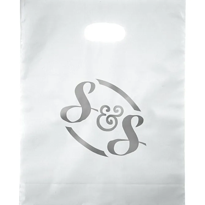 Colored Frosted Die-Cut Convention Bag - 15 inches x 12 inches - Foil