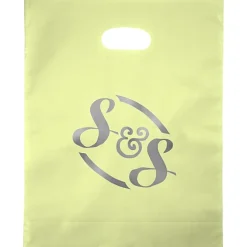 Colored Frosted Die-Cut Convention Bag - 15 inches x 12 inches - Foil