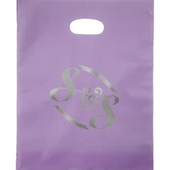 Colored Frosted Die-Cut Convention Bag - 15 inches x 12 inches - Foil