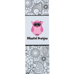 Coloring Bookmark - Floral