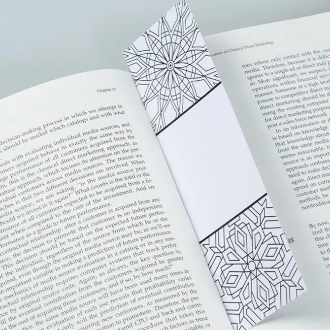 Coloring Bookmark - Geometric