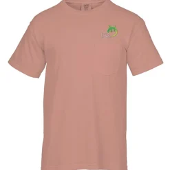 Comfort Colors Garment-Dyed 6.1-oz Pocket T-Shirt - Embroidered