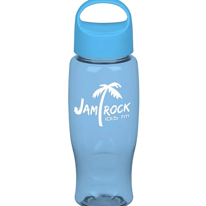 Comfort Grip Bottle with Oval Crest Lid - 27 oz.
