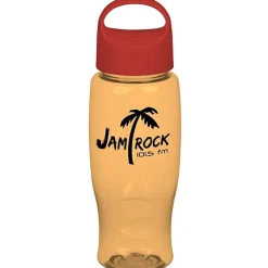 Comfort Grip Bottle with Oval Crest Lid - 27 oz.