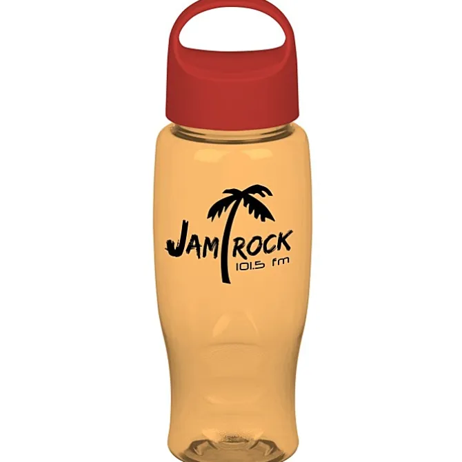Comfort Grip Bottle with Oval Crest Lid - 27 oz.