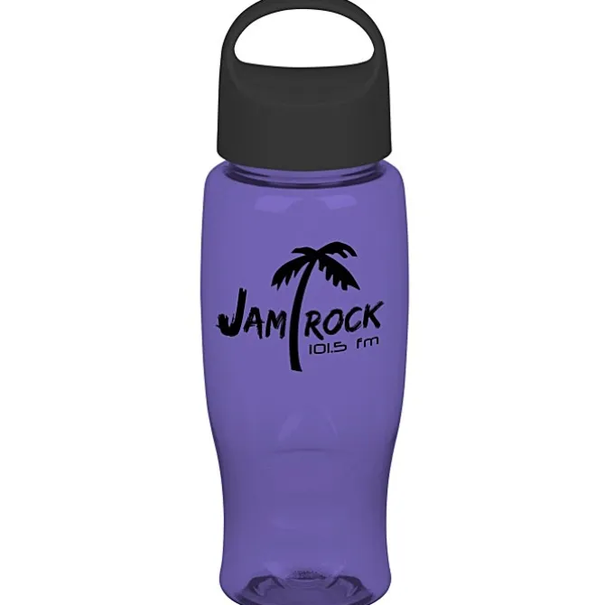 Comfort Grip Bottle with Oval Crest Lid - 27 oz.
