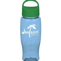 Comfort Grip Bottle with Oval Crest Lid - 27 oz.