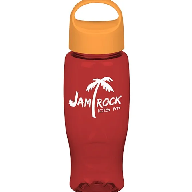 Comfort Grip Bottle with Oval Crest Lid - 27 oz.