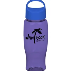 Comfort Grip Bottle with Oval Crest Lid - 27 oz.