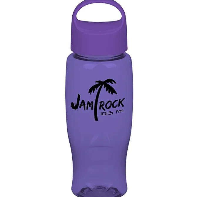 Comfort Grip Bottle with Oval Crest Lid - 27 oz.
