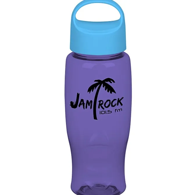 Comfort Grip Bottle with Oval Crest Lid - 27 oz.