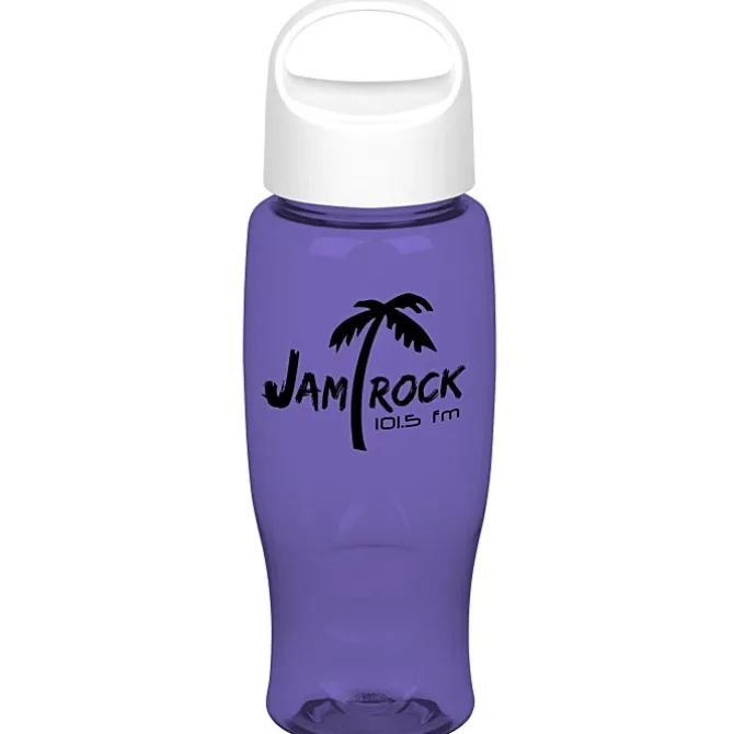 Comfort Grip Bottle with Oval Crest Lid - 27 oz.
