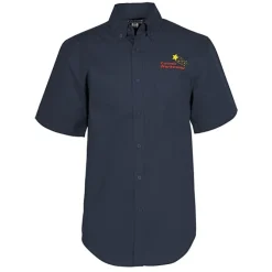 Comfort Stretch Short Sleeve Poplin Shirt - Men's