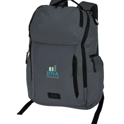 Compass Laptop Backpack - Embroidered