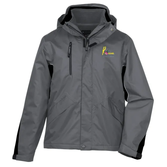 Contrast Color Insulated Jacket