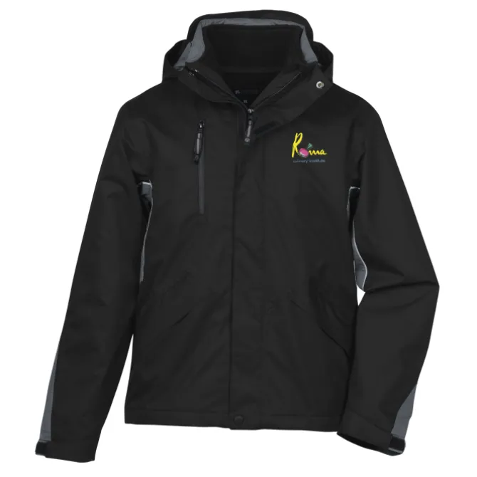 Contrast Color Insulated Jacket