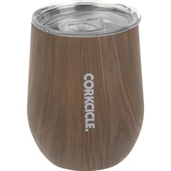 Corkcicle Stemless Wine Cup - 12 oz - Wood