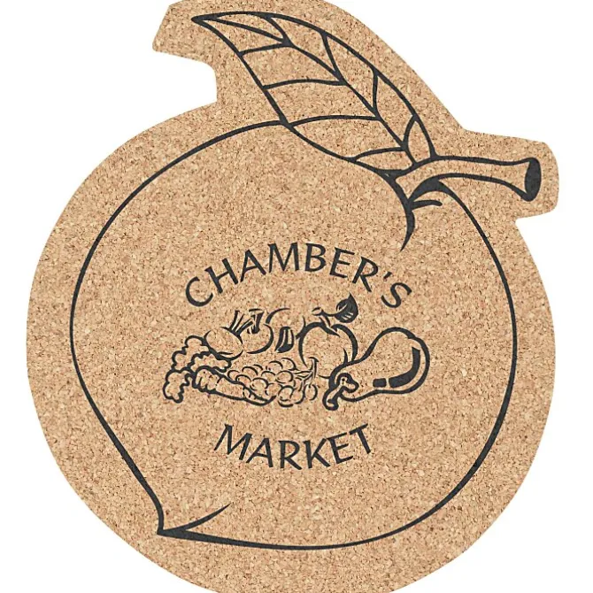 Cork Coaster - Peach