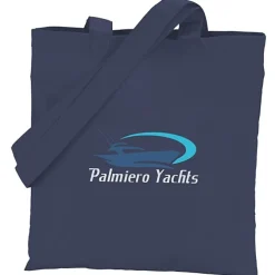 Cotton Sheeting Colored Economy Tote - 12 1/2 inches x 12 inches - Full Color