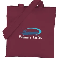 Cotton Sheeting Colored Economy Tote - 12 1/2 inches x 12 inches - Full Color