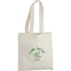 Cotton Sheeting Natural Economy Tote - 12 1/2 inches x 12 inches
