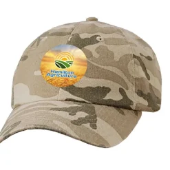 Cotton Washed Cap - Camo - Full Color