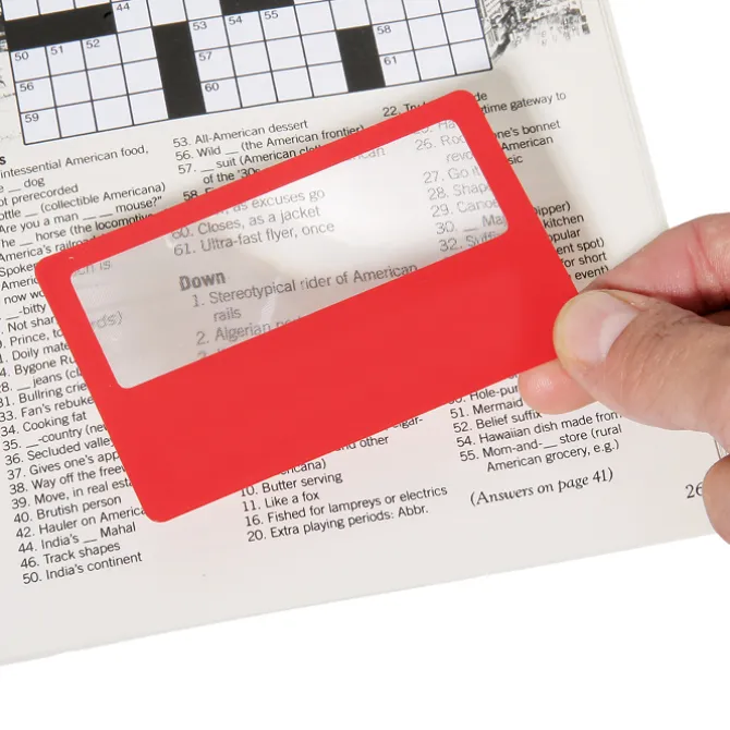 Credit Card Size Magnifier
