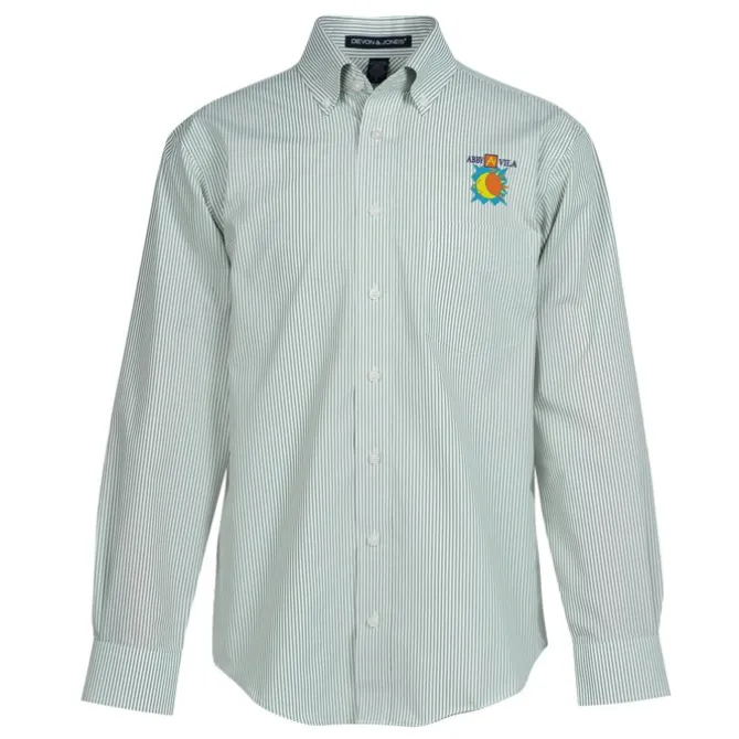 Crown Collection Banker Stripe Shirt - Men's