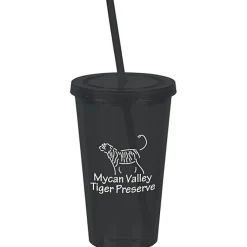 Customized Acrylic Tumbler with Straw - 16 oz