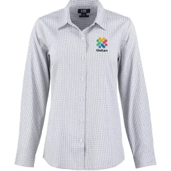 Cutter & Buck Skyline Gingham Dress Shirt - Ladies'