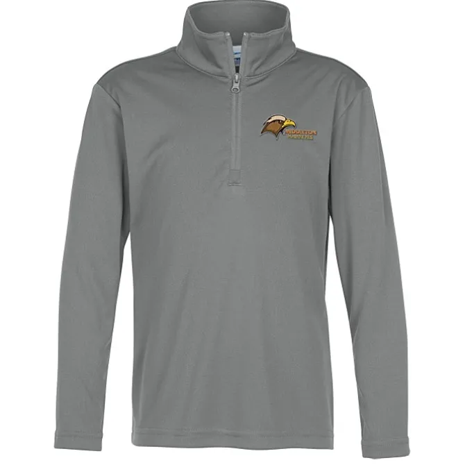 Defender Performance 1/4-Zip Pullover - Youth - Embroidered