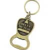 Delton Bottle Opener Keychain - Shield