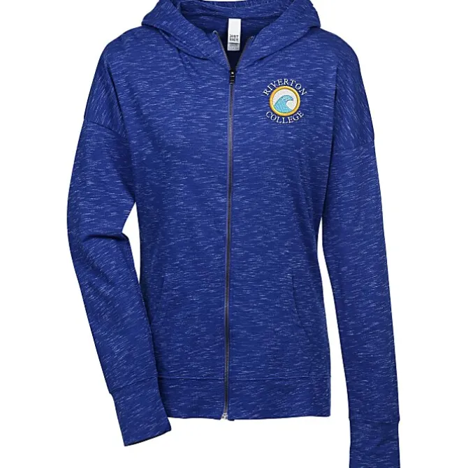 District Award Full-Zip Hoodie - Ladies' - Embroidered